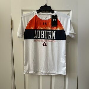 Under Armour Auburn YOUTH L Athletic T-Shirt NWT
